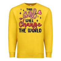 Lemon this girl will change the world Premium Sweatshirt - MaliasSmallBusiness