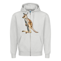 Dove Grey baby kangaroo Zipper Hoodie - LillyAllenDesigns