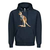 Navy baby kangaroo Zipper Hoodie - LillyAllenDesigns