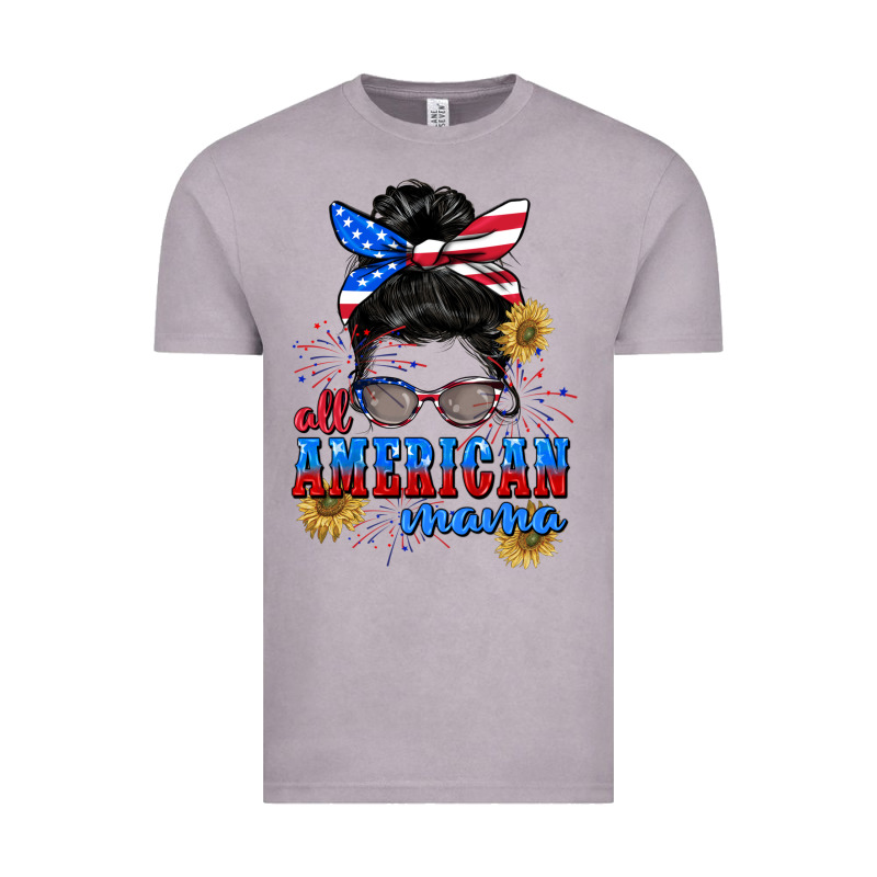 All American Mama 4th Of July Vintage Tee by CowGirlArtShop | Teevron