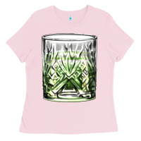 Bubblegum Pink gin tonic Ladies Tee - AdoDesignShop