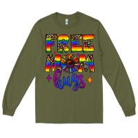 Army Green free mom hugs Long Sleeve Tee - JahusDesignShop