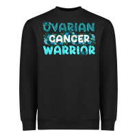 Black Ovarian Cancer Warrior Heavyweight Sweatshirt - texasbilliewilder