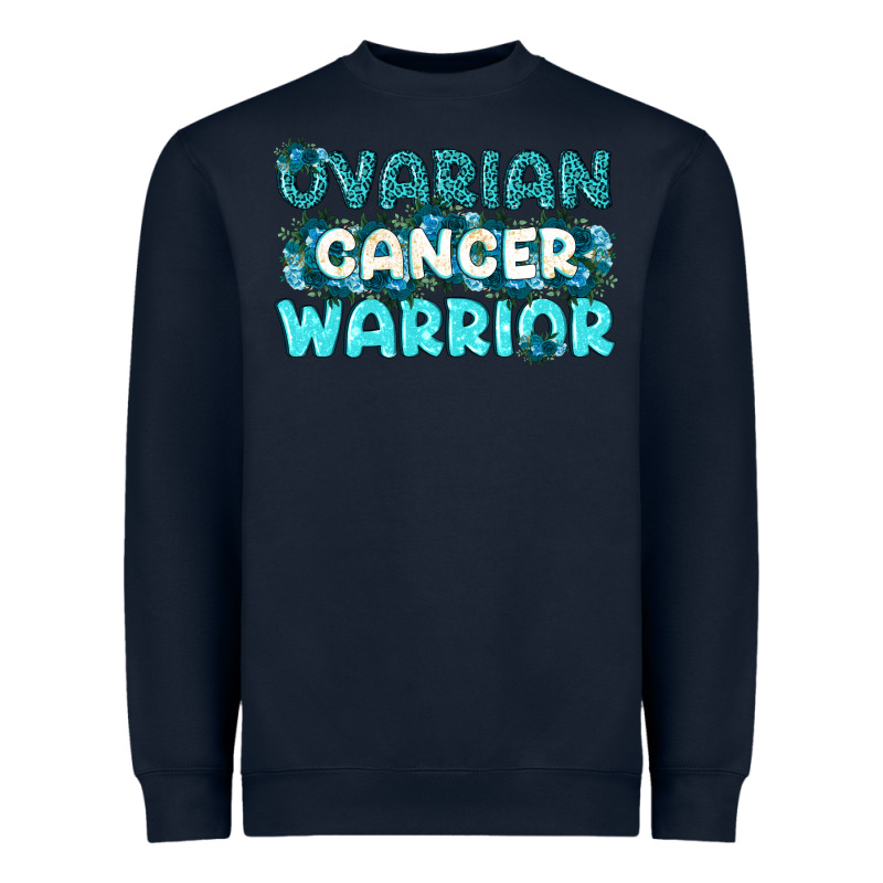 Ovarian Cancer Warrior Heavyweight Sweatshirt by texasbilliewilder | Teevron