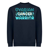 Navy Ovarian Cancer Warrior Heavyweight Sweatshirt - texasbilliewilder