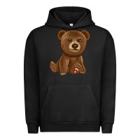 Pigment Black bear Urban Hoodie - texasbilliewilder