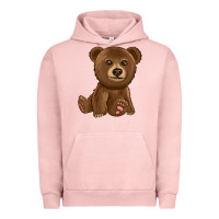 Pigment Salmon bear Urban Hoodie - texasbilliewilder