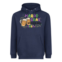 Navy mardi gras drinking team Heavyweight Hoodie - MaliasSmallBusiness