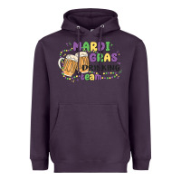 Plum mardi gras drinking team Heavyweight Hoodie - MaliasSmallBusiness
