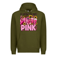 Army Green in october we wear pink football Premium Hoodie - LillyAllenDesigns