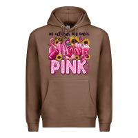 Chestnut in october we wear pink football Premium Hoodie - LillyAllenDesigns