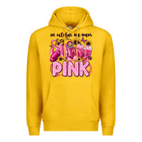 Lemon in october we wear pink football Premium Hoodie - LillyAllenDesigns