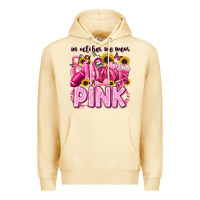 Pina Colada in october we wear pink football Premium Hoodie - LillyAllenDesigns