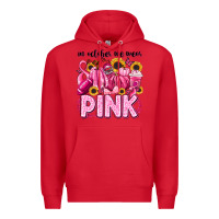 Red in october we wear pink football Premium Hoodie - LillyAllenDesigns