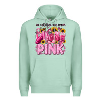 Seafoam in october we wear pink football Premium Hoodie - LillyAllenDesigns