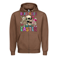 Chestnut dead inside but it's easter Zipper Hoodie - Jasminsmagicworld