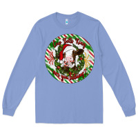 Colony Blue Christmas cow bells ring are you listening Long Sleeve Tee - Artiststas