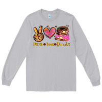 Moon Dust peace love donuts Long Sleeve Tee - AdoDesignShop
