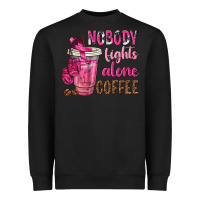 Nobody Fights Alone Coffee Heavyweight Sweatshirt | Teevron