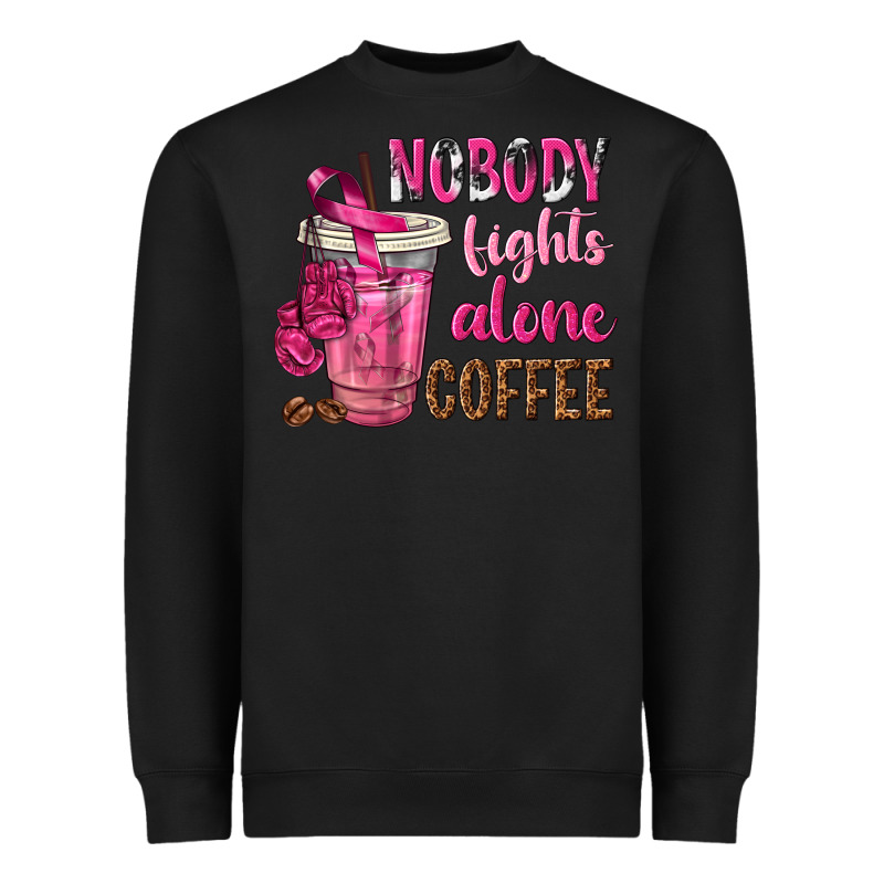 Nobody Fights Alone Coffee Heavyweight Sweatshirt by texasbilliewilder | Teevron