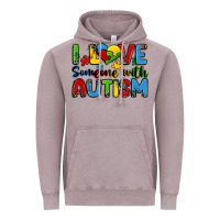 Vintage Zinc i love someone with autism Vintage Hoodie - Zillion Design Studio