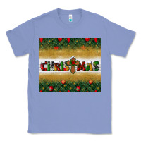 Colony Blue Christmas with cross Classic Tee - BundleAndBundleShop