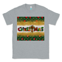 Heather Grey Christmas with cross Classic Tee - BundleAndBundleShop