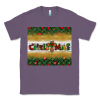 Lavender Christmas with cross Classic Tee - BundleAndBundleShop