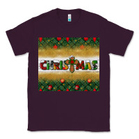Plum Christmas with cross Classic Tee - BundleAndBundleShop