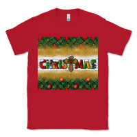 Red Christmas with cross Classic Tee - BundleAndBundleShop