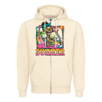 Sandshell sweet summer skeleton Zipper Hoodie - Jasminsmagicworld