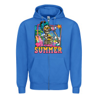 True Royal sweet summer skeleton Zipper Hoodie - Jasminsmagicworld