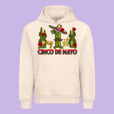 My 1st Cinco De Mayo Urban Hoodie Designed By Texasbilliewilder