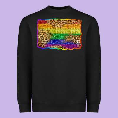 Pride Background Heavyweight Sweatshirt Designed By Zillion Design Studio