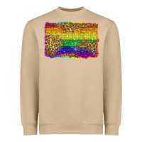 Mushroom pride background Heavyweight Sweatshirt - Zillion Design Studio