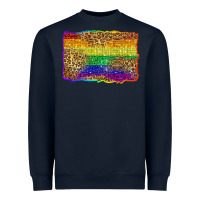 Navy pride background Heavyweight Sweatshirt - Zillion Design Studio