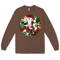 Chestnut Christmas cow gemstone Long Sleeve Tee - Artiststas