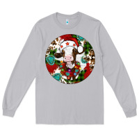 Moon Dust Christmas cow gemstone Long Sleeve Tee - Artiststas