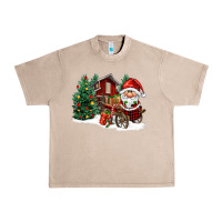 French Oak christmas gnomes barnyard Urban Heavy Tee - FaDigitalArtStudio