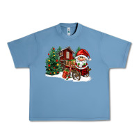Pebble Blue christmas gnomes barnyard Urban Heavy Tee - FaDigitalArtStudio