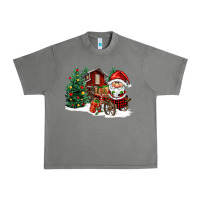 Tornado christmas gnomes barnyard Urban Heavy Tee - FaDigitalArtStudio