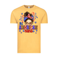 Vintage Mustard All American nana Vintage Tee - Neo Western