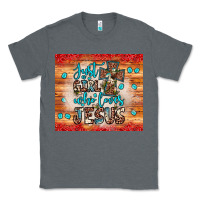 Charcoal Heather just a girl who loves jesus Classic Tee - JahusDesignShop
