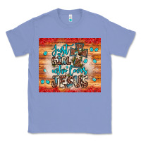 Colony Blue just a girl who loves jesus Classic Tee - JahusDesignShop