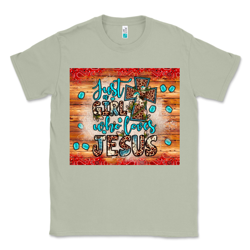 Just A Girl Who Loves Jesus Classic Tee by JahusDesignShop | Teevron