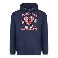 Navy teaching sweethearts Heavyweight Hoodie - MaliasSmallBusiness