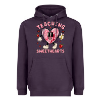 Plum teaching sweethearts Heavyweight Hoodie - MaliasSmallBusiness