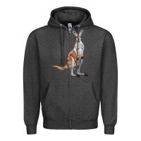 Charcoal Heather kangaroo Zipper Hoodie - LillyAllenDesigns