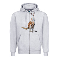 Heather Grey kangaroo Zipper Hoodie - LillyAllenDesigns