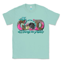 Seafoam with god all things are possible race Classic Tee - AdoDesignShop